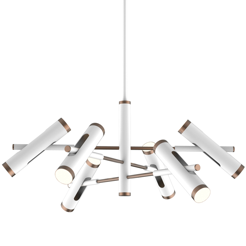 Люстра Rainer Chandelier white Белый Золотой в Ижевске | Loft Concept 