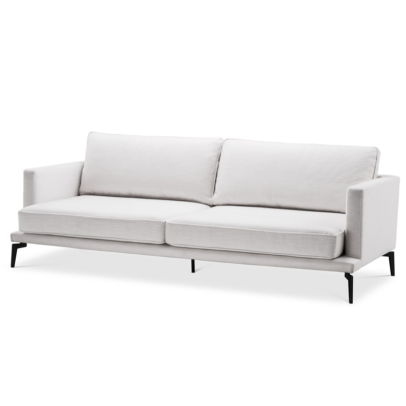 Диван Eichholtz Sofa Avenue 54 Белый Черный в Ижевске | Loft Concept 