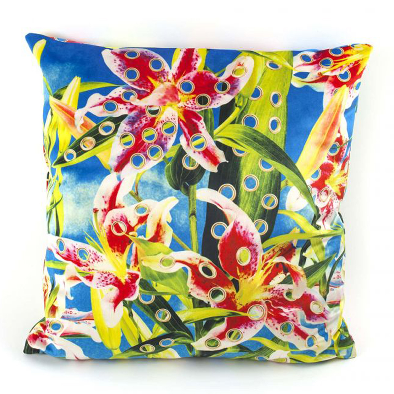 Подушка Seletti Cushion Flower with holes Мульти в Ижевске | Loft Concept 