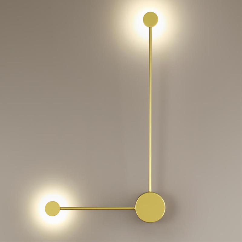 Бра Pin Wall Light Gold Angle Золотой в Ижевске | Loft Concept 