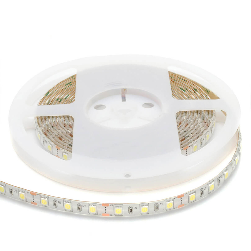 Светодиодная влагозащищенная лента 14,4W/m 60Led/m 5050SMD холодный белый 1M Белый в Ижевске | Loft Concept 