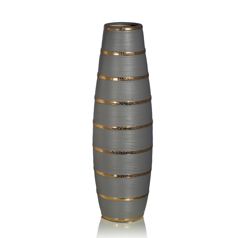 Ваза Vase Beehive gray Серый Золотой в Ижевске | Loft Concept 