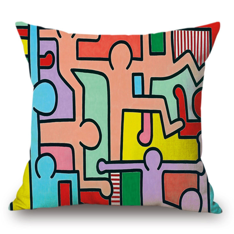 Подушка Keith Haring 7 Мульти в Ижевске | Loft Concept 