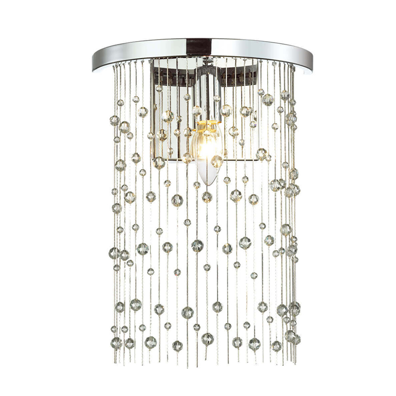 Бра Hailstorm Rain Wall lamp chrome Прозрачный (Transparent) Хром в Ижевске | Loft Concept 