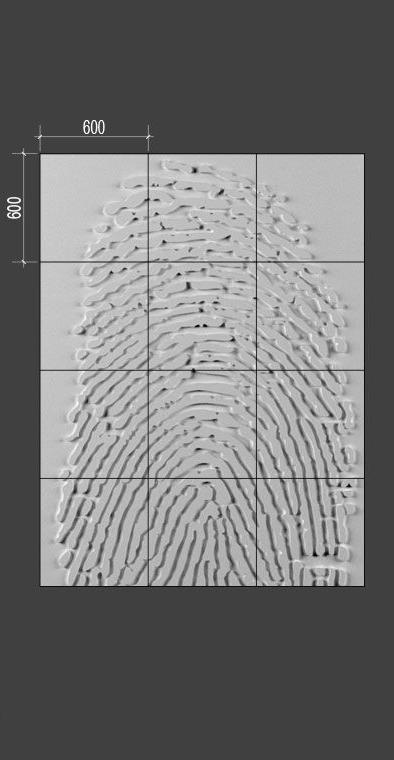 Барельеф FINGERPRINT в Ижевске