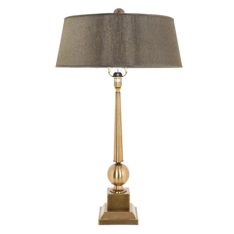 Настольная лампа Neville Table Lamp Латунь Бронза в Ижевске | Loft Concept 