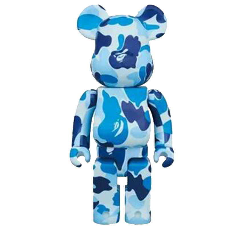 Статуэтка Bearbrick Camouflage Blue Синий Голубой в Ижевске | Loft Concept 