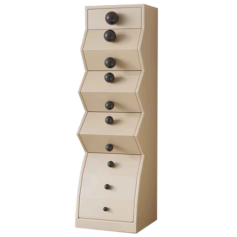 Комод Garton Wooden Forms Chest Of Drawers Beige Бежевый Черный в Ижевске | Loft Concept 