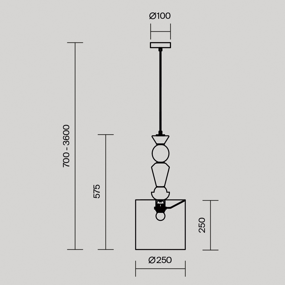 Подвесной светильник Comforty Е27*1 в Ижевске