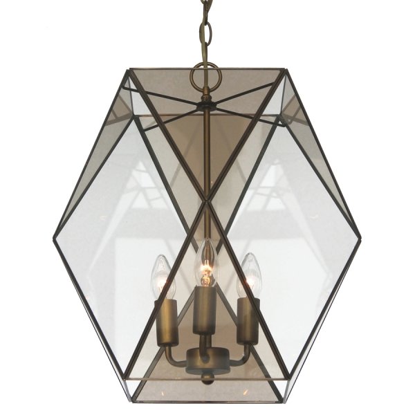 Подвесной светильник Rombius Pendant large III brandy glass Темная бронза винтаж в Ижевске | Loft Concept 