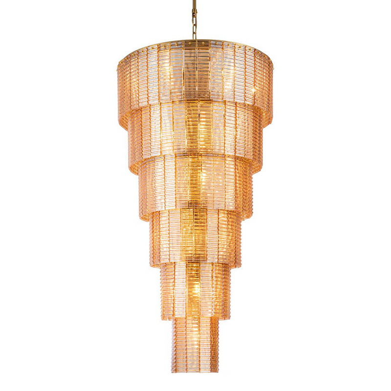 Люстра Branwen Amber Chandelier 71 Золотой Янтарный в Ижевске | Loft Concept 