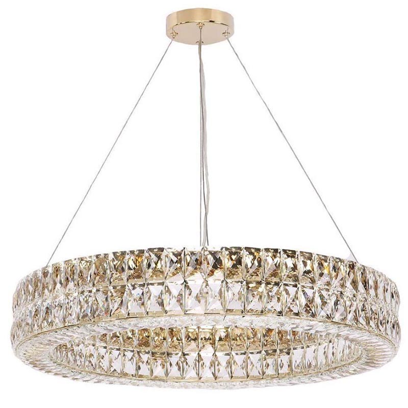 Люстра Crystal Regena Gold Chandelier 10 Золотой Прозрачный (Transparent) в Ижевске | Loft Concept 