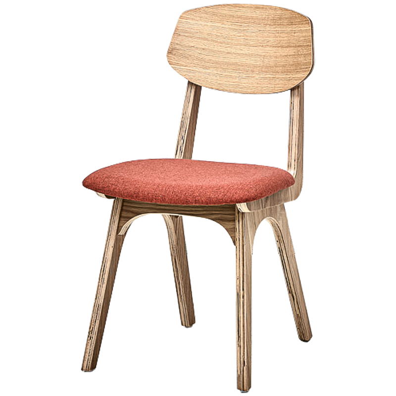 Стул Ailde Stool coral Древесина Коралловый в Ижевске | Loft Concept 