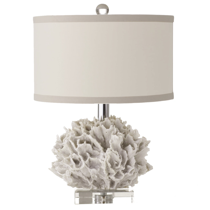 Настольная лампа Yvette Coral Table lamp Белый ivory ( слоновая кость ) в Ижевске | Loft Concept 