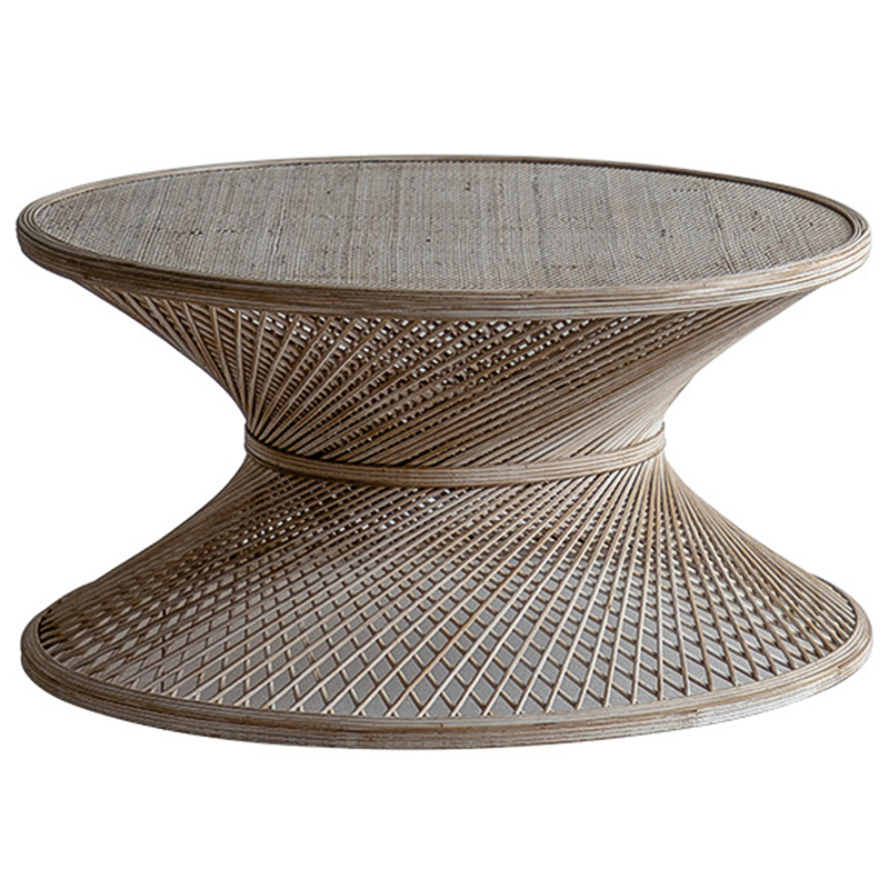 Кофейный стол Zaire Wicker Coffee Table Light Древесина в Ижевске | Loft Concept 