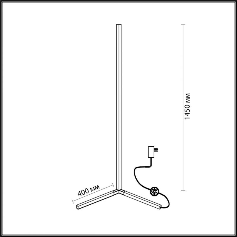 Торшер Светодиодный Trumpet tube 145см в Ижевске