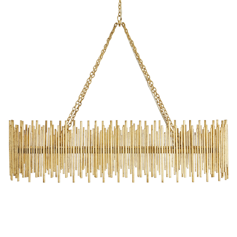 Люстра Arteriors PRESCOTT OVAL CHANDELIER Золотой в Ижевске | Loft Concept 