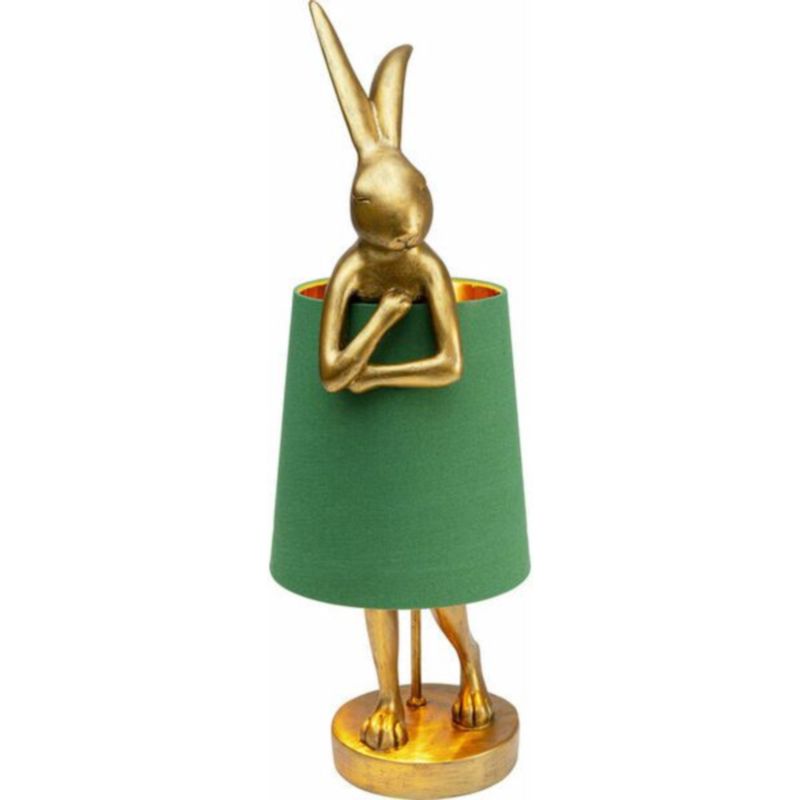 Настольная лампа Golden Hare/ green lampshade Золотой Зеленый в Ижевске | Loft Concept 