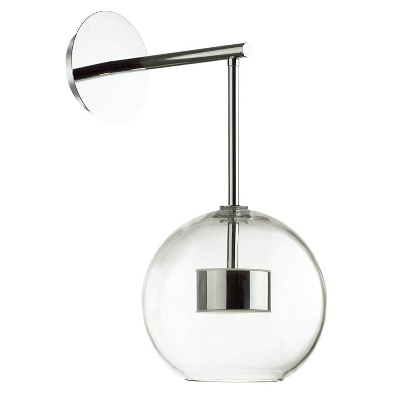 Бра Transparent Bubble Sconce chromium Прозрачный Хром в Ижевске | Loft Concept 