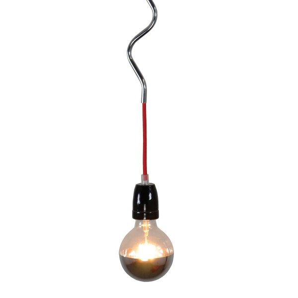 Подвесной светильник Spinner Bulb Black Chrome Черный в Ижевске | Loft Concept 