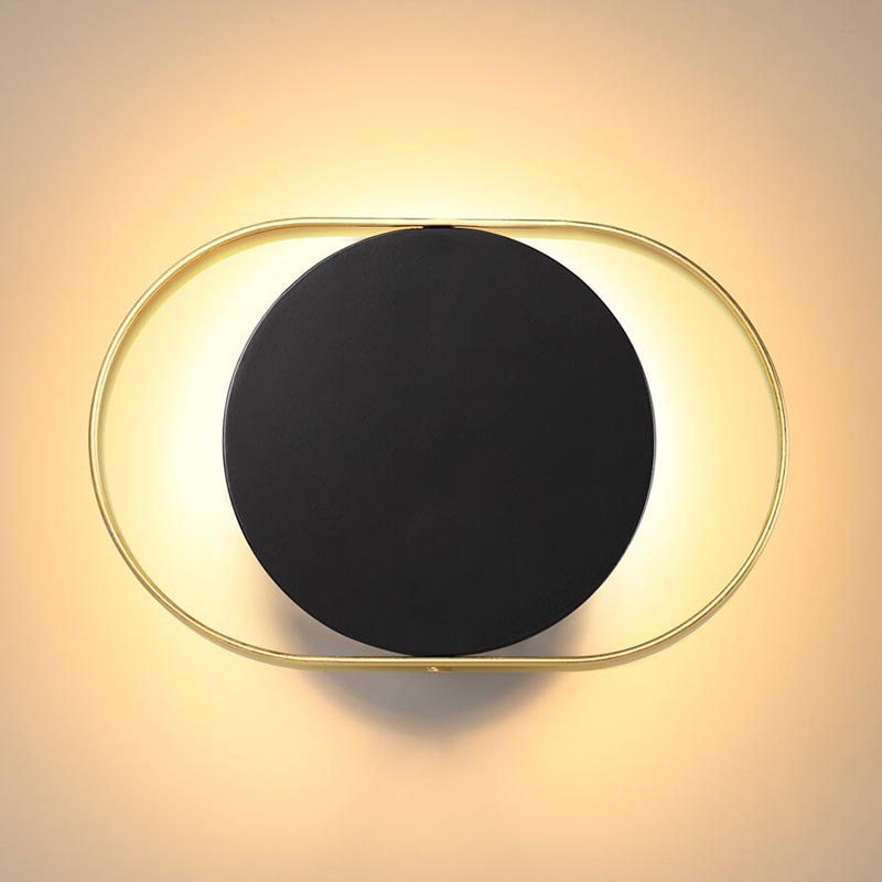 Бра Globo Ocular Sconce Oval Black Золотой Черный в Ижевске | Loft Concept 