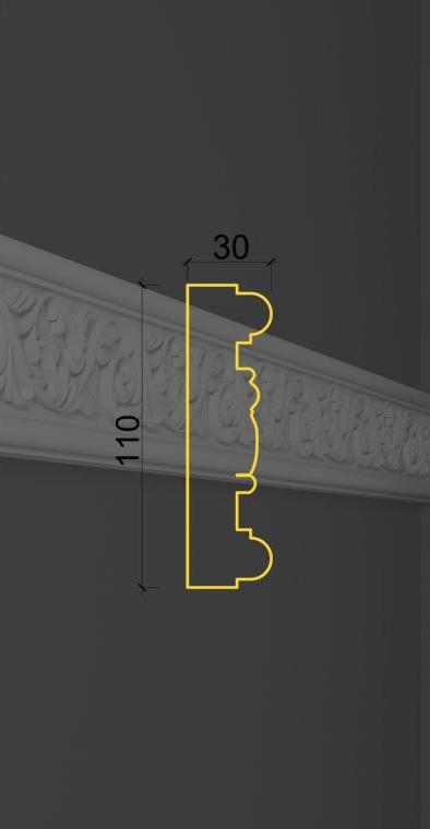 Молдинг с орнаментом MO-20 в Ижевске