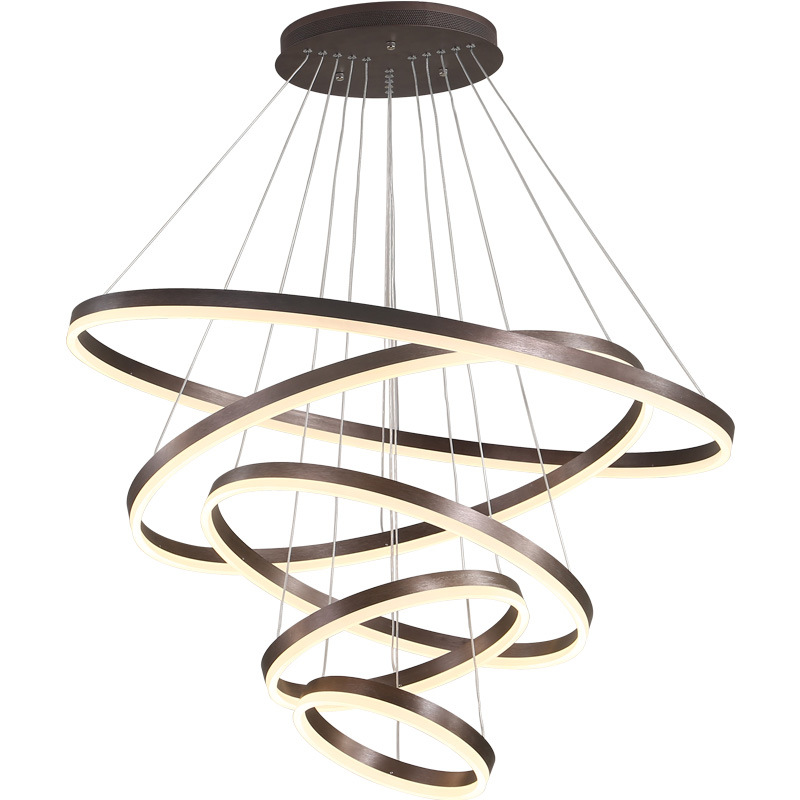 Люстра Ribbon Circles Chandelier Темная бронза в Ижевске | Loft Concept 