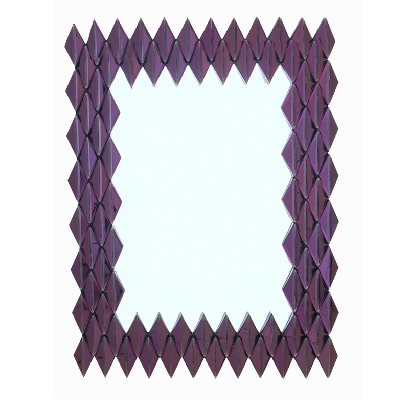 Зеркало Purple Rhombuses Mirror Фиолетовый в Ижевске | Loft Concept 