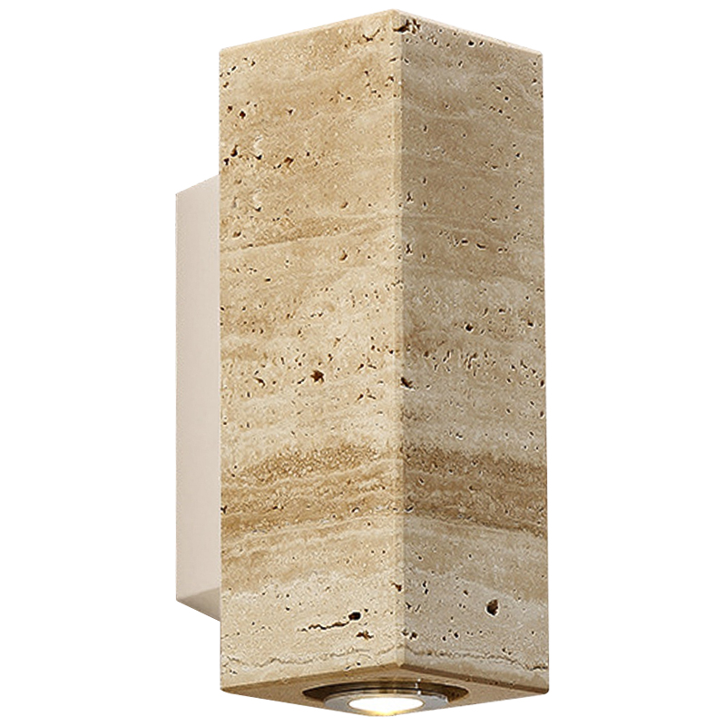 Бра Travertine Spot Wall Lamp Бежевый Песочный Белый в Ижевске | Loft Concept 