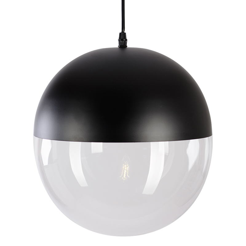 Подвесной светильник pendant lamp SPHERE 1 Черный Прозрачное Стекло в Ижевске | Loft Concept 