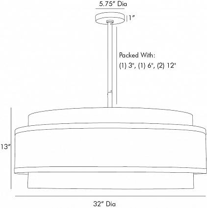 Люстра Arteriors UTTERSON CHANDELIER в Ижевске