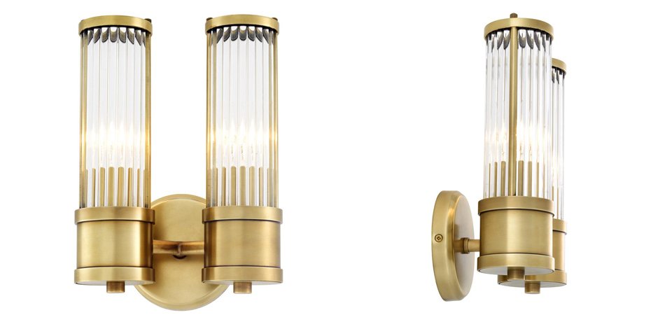Бра Wall Lamp Claridges Dual Brass - Loft-Concept в Ижевске