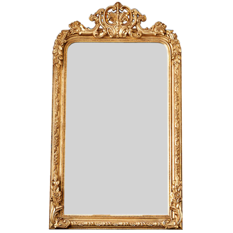 Зеркало Aged Gold Mirror Винтажное Светлое Золото Античное зеркальное стекло в Ижевске | Loft Concept 