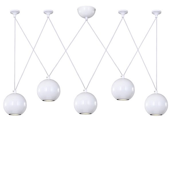 Подвесной светильник Multisphere Pendant White 5  в Ижевске | Loft Concept 