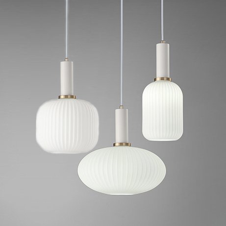 Подвесной светильник Ferm Living chinese lantern White Белый Золотой в Ижевске | Loft Concept 