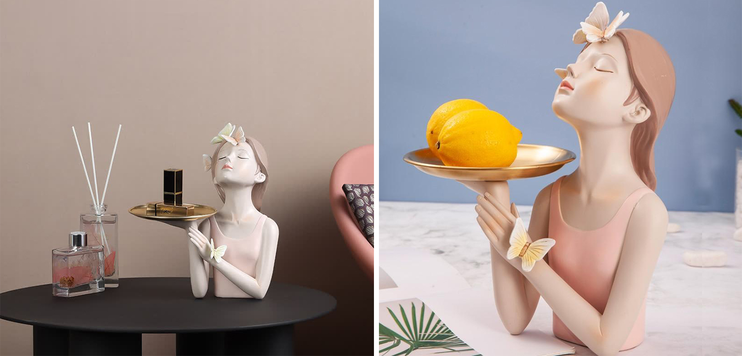 Статуэтка Butterfly Girl Tray - фото №1