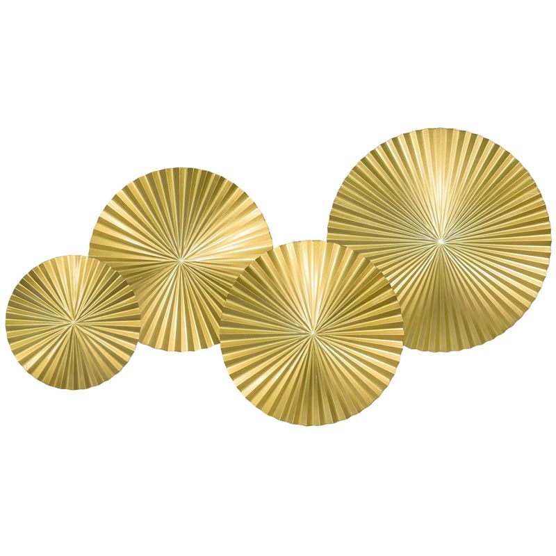 Арт-объект Apollo Gold Wall Plaque Disc 4 Золотой в Ижевске | Loft Concept 