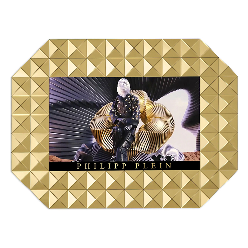 Экран Philipp Plein GOLD STUD NFT XL 65 дюймов Золотой Зеркало в Ижевске | Loft Concept 