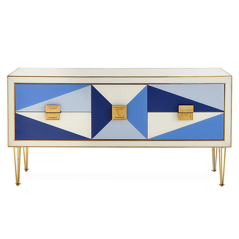 Комод JONATHAN ADLER HARLEQUIN CREDENZA - BLUE Мульти в Ижевске | Loft Concept 