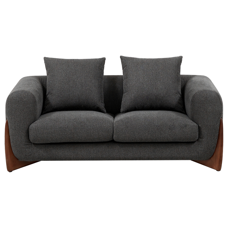 Диван Cuthbert Dark Gray Sofa Серый Коричневый в Ижевске | Loft Concept 