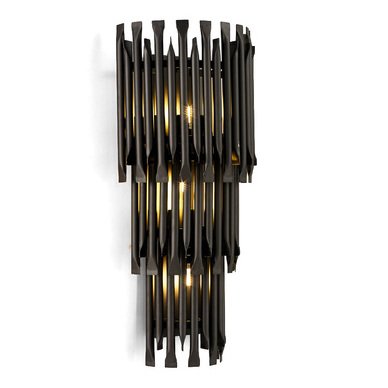 Бра MATHENY III WALL LAMP by DELIGHTFULL Black Черный матовый в Ижевске | Loft Concept 