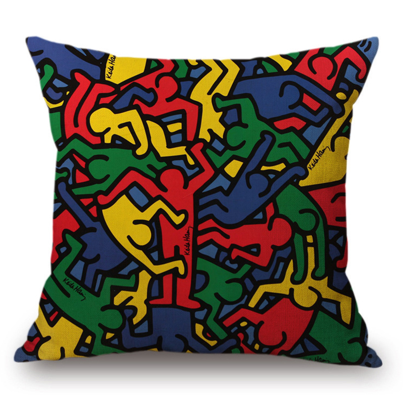 Подушка Keith Haring 16 Мульти в Ижевске | Loft Concept 