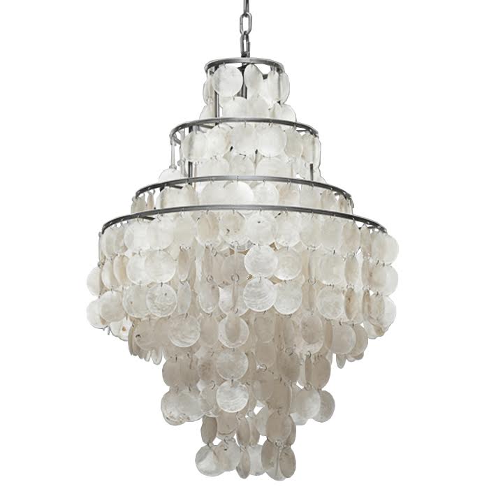 Люстра SHELL Chandelier 50 Белый в Ижевске | Loft Concept 