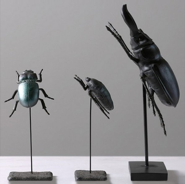 Статуэтка Beetle Family Черный в Ижевске | Loft Concept 