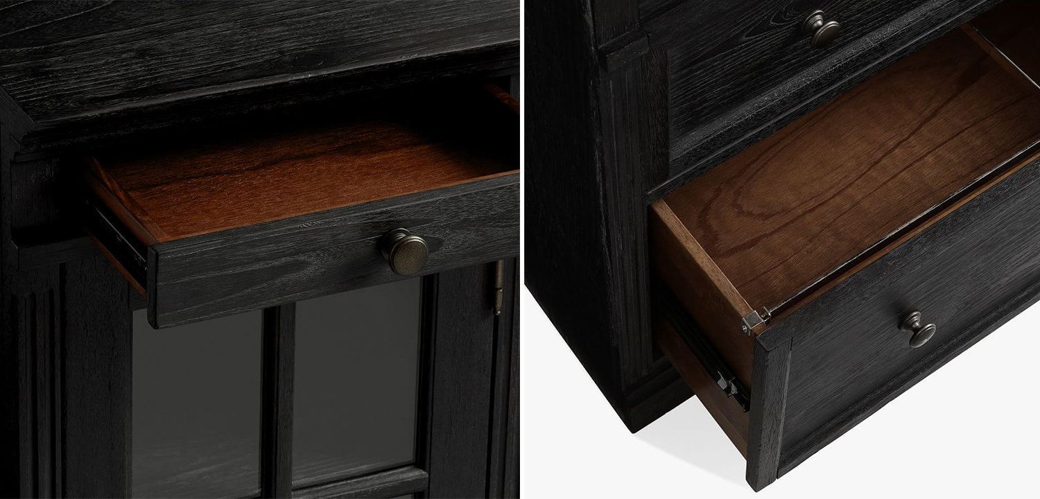 Шкаф-стеллаж Benjamin Glass Door - фото №1