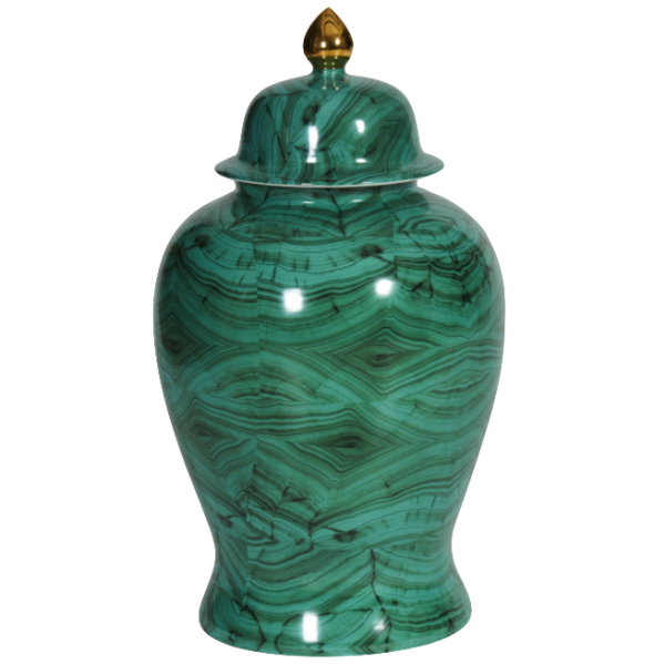 Ваза с крышкой Malachite Vase Малахит в Ижевске | Loft Concept 