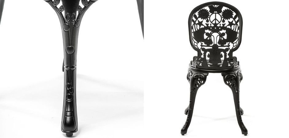 Стул Seletti Industry Collection ALUMINIUM CHAIR – BLACK - фото №1