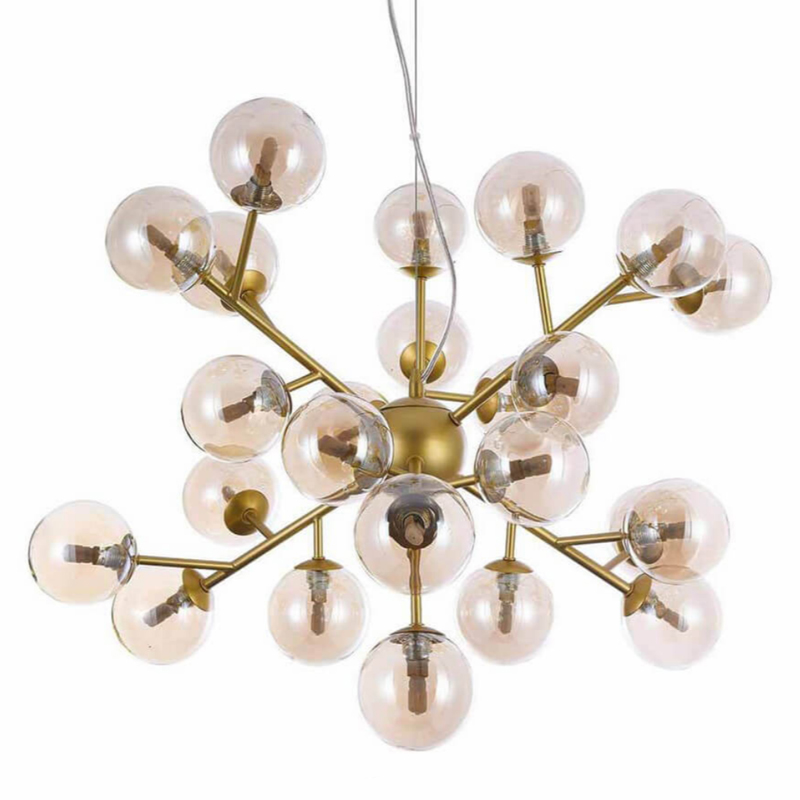 Люстра Berries Chandelier Amber 65 матовое золото Янтарь (Amber) в Ижевске | Loft Concept 