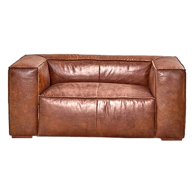 Диван Leather Softness Sofa Коричневый в Ижевске | Loft Concept 