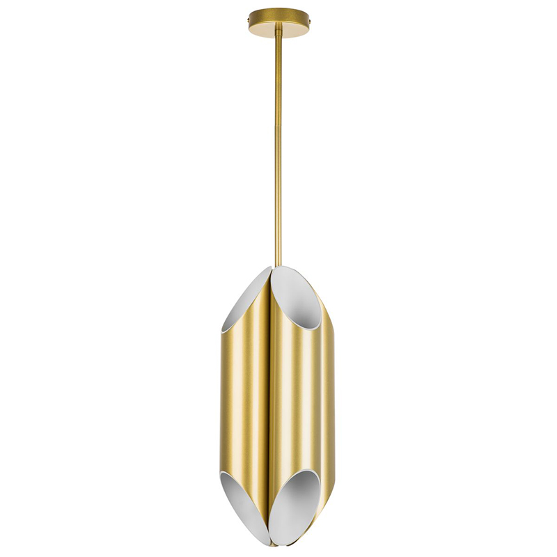 Подвесной светильник Garbi Gold Pipe Organ Hanging Lamp Золотой Белый в Ижевске | Loft Concept 